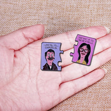 Load image into Gallery viewer, Bob&#39;s Burgers Jerry Maguire Couples Pin Badge
