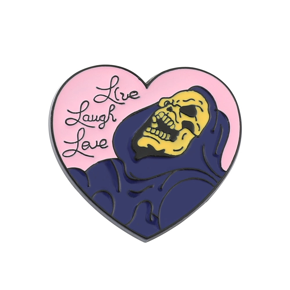 Skeletor After His Ubud Holiday Pin Badge