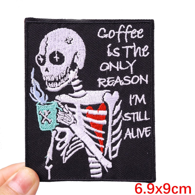 Embroidered Iron On Patches Selection 08