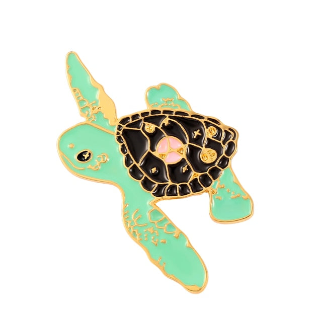Turtle Pin Badge