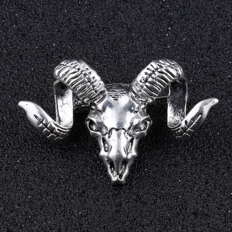Ram Head Pin Badge