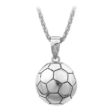 Load image into Gallery viewer, Soccer / Football Pendant Necklace
