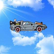 Load image into Gallery viewer, Back to the Future Delorean Pin Badge
