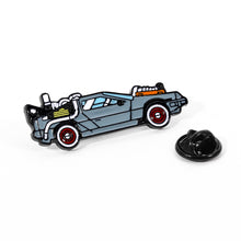 Load image into Gallery viewer, Back to the Future Delorean Pin Badge
